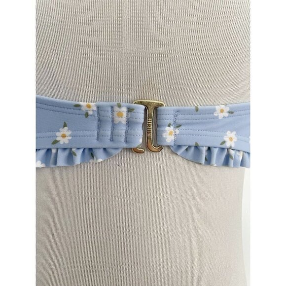 NEW Hollister Size Large Bikini Top Floral Daisy Ruffle $32.95 - Picture 6 of 8